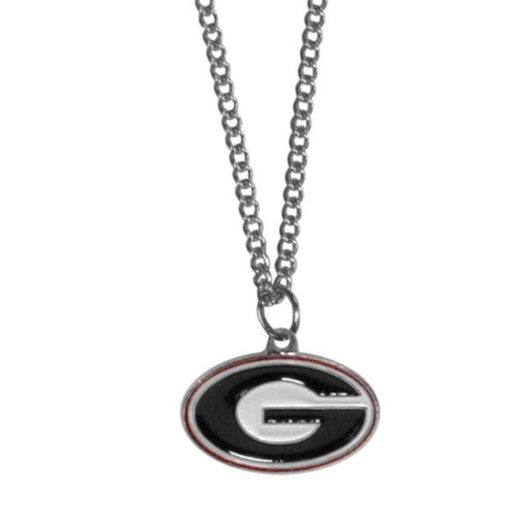 New NCAA Siskiyou Sports Fan Shop Georgia Bulldogs Chain Necklace w/ Small Charm